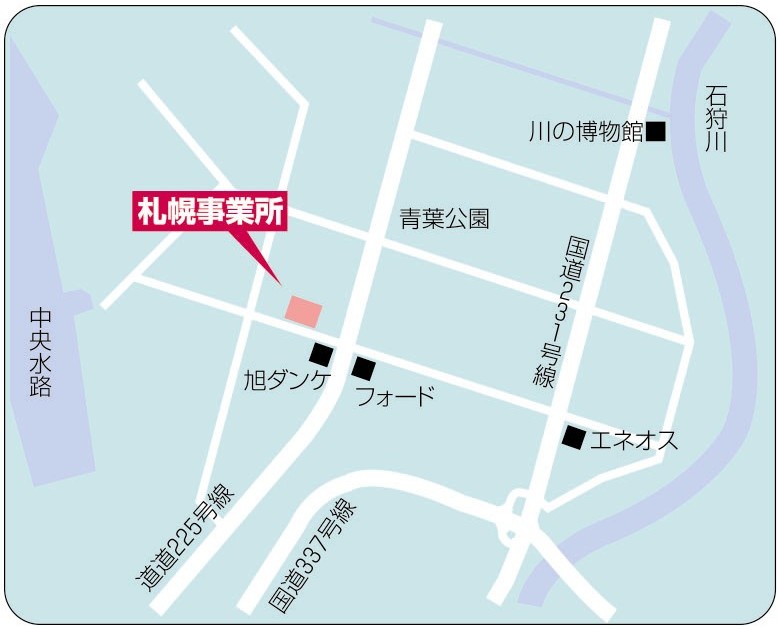 札幌営業所地図